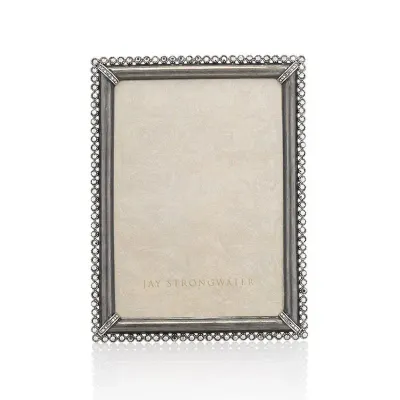 Lucas Silver/Grey Stone Edge Frame 5" x 7"
