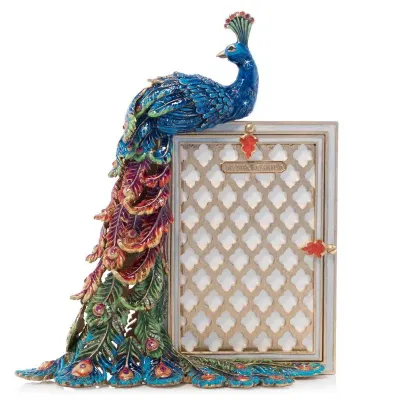 Alexi Peacock 4"x 6" Picture Frame Rainbow (Special Order)