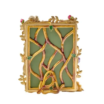 Willow Deer 5" x 7" Picture Frame - Natural  (Special Order)