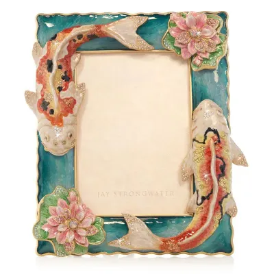 River Koi Picture Frame Natural (Special Order)
