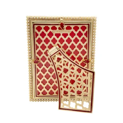 Lucas Stone Edge Ruby Frame 5" x 7"