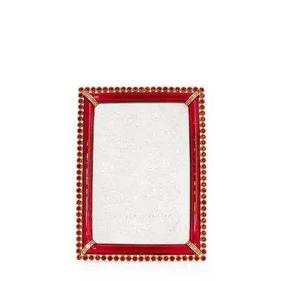 Lorraine Stone Edge Ruby Frame 4" x 6"