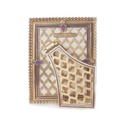 Lorraine Stone Edge Lavender Frame 4" x 6"