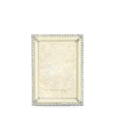 Lorraine Stone Edge Crystal Pearl Frame 4" x 6"