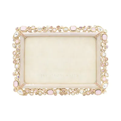 Emery Bejeweled Baby Pink Frame 4" x 6"