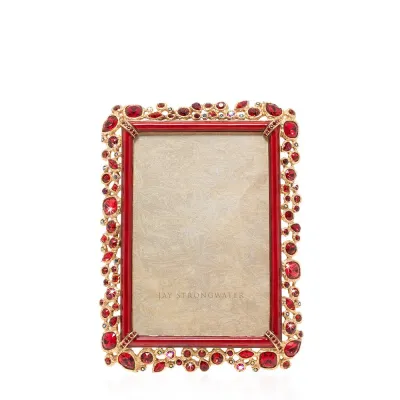 Emery Bejeweled Ruby Frame 4" x 6"