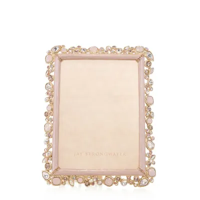 Leslie Bejeweled Baby Pink Frame 5" x 7"