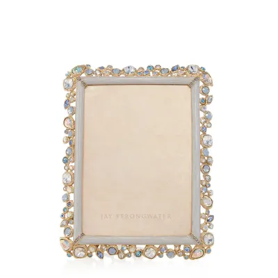 Leslie Bejeweled Baby Blue Frame 5" x 7"