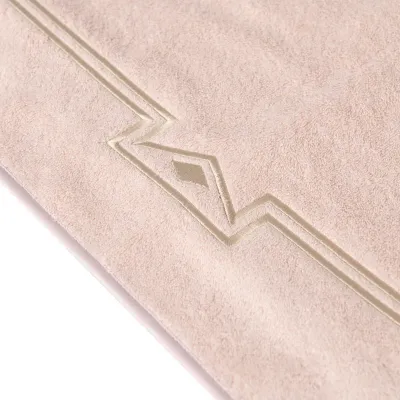 Navajo Pink/Gold Embroidered Bath Towels