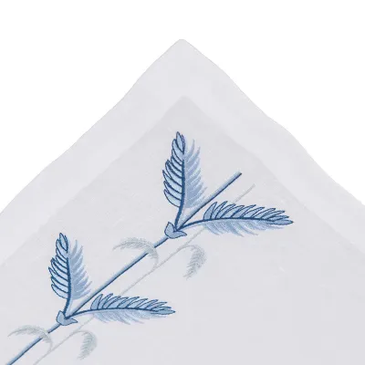 Plumes Embroidered Table Linens