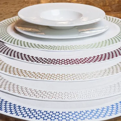 Smock Embroidered Table Linens