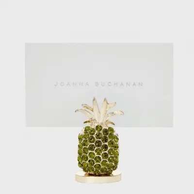 Pineapple Placecard Holders Olive, Set of Two