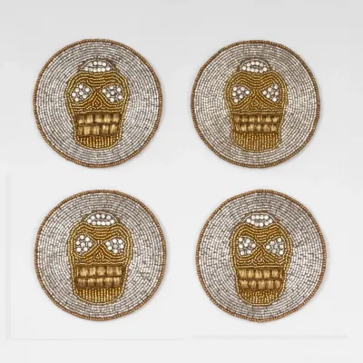 Skull Coasters, Set of Four