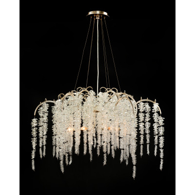 Cascading Crystal Six-Light Chandelier