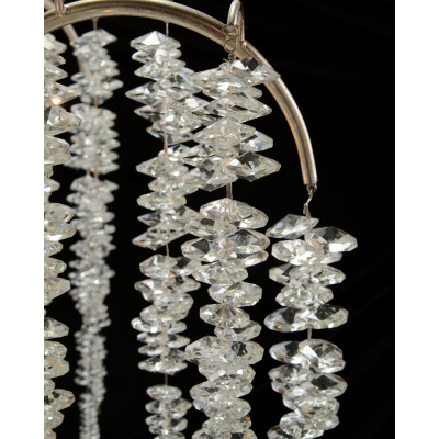 Cascading Crystal Six-Light Chandelier