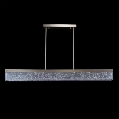 Boreal Horizontal Chandelier, Nickel