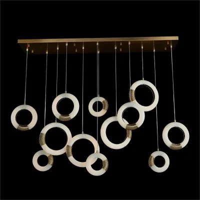 Bangela Twelve-Light Horizontal Pendant Chandelier