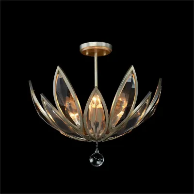 Petaline Three-Light Chandelier