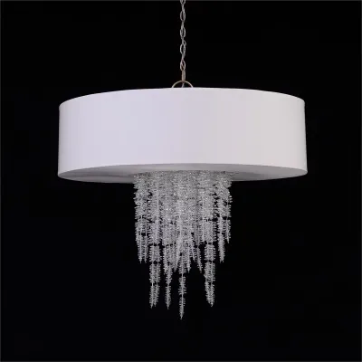 Cascading Crystal Eleven-Light Chandelier