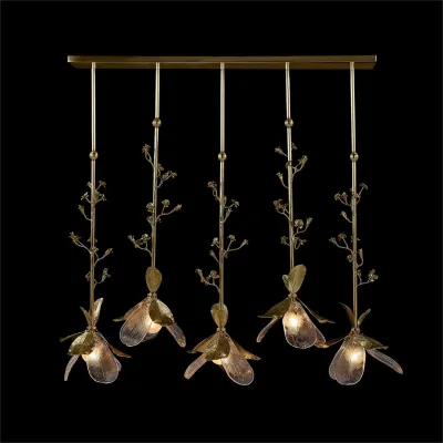 Dryad Five-Light Horizontal Chandelier