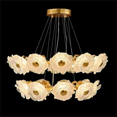 Farnese Two-Tier Twenty-One-Light Chandelier