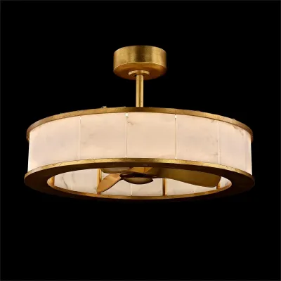 Hadrian Chandelier with Fan