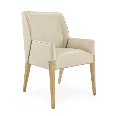 Chorro Grey Leather Occasional Chair