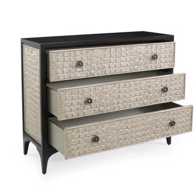 Miri Three-Drawer Chest 38.25"H x 48.5"W x 19"D