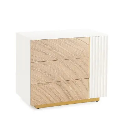 Province Three-Drawer Chest Right