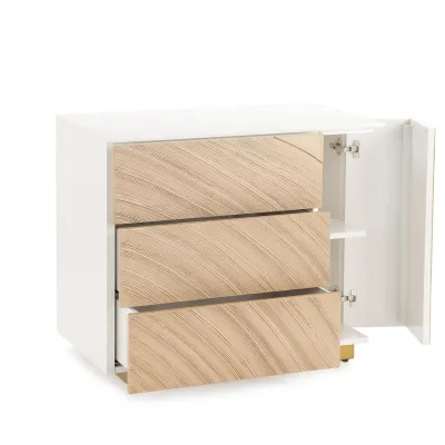 Province Three-Drawer Chest Right
