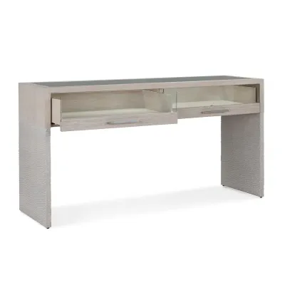 Galicia Two-Drawer Lighted Console Table