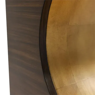 Groove Side Table, Gold