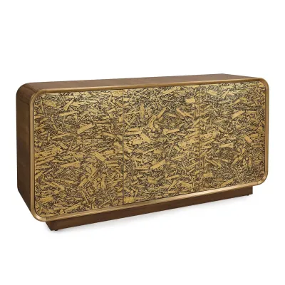 Fragment Three-Door Credenza