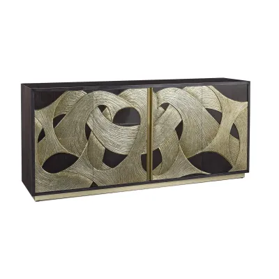 Interlace Four-Door Credenza