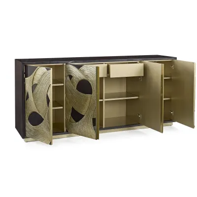 Interlace Four-Door Credenza