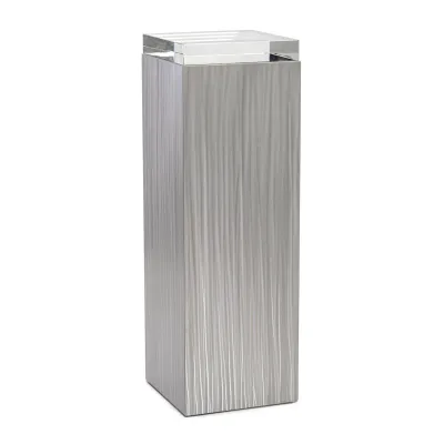 Lucena Brushed Stainless Steel Pedestal III