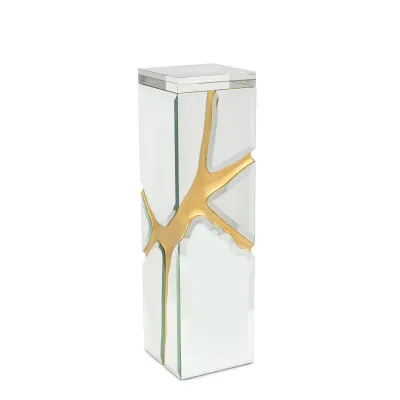 Ravine Beveled Mirror Pedestal II 42"H x 12"W x 12"D
