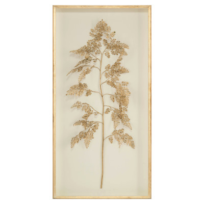 Golden Frond on Ivory I Wall Art
