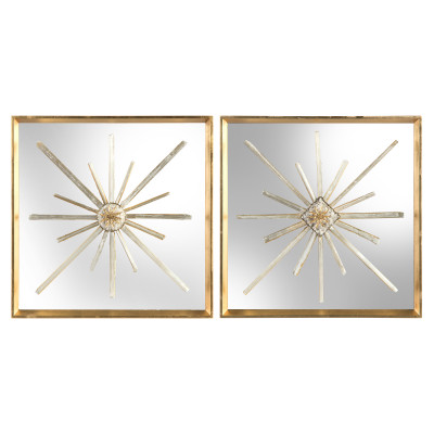 Star-Crossed Circle and Diamond (Set of Two) Wall Art