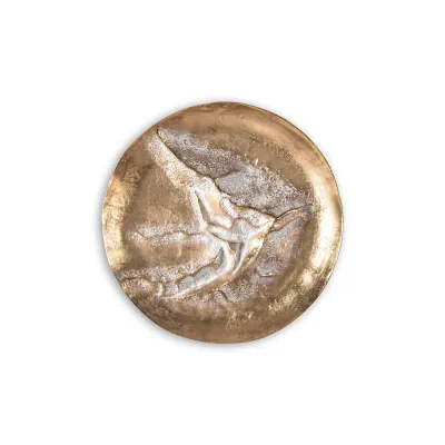 Pasteur Wall Sculpture I 15"W x 15"H x 1.5"D