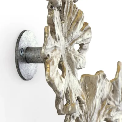 Petal Cluster Wall Art Set of 3 Nickel