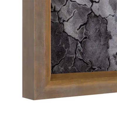 Rodney Bursiel's Salt Vein in a Dark Sand Gallery Frame