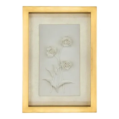 Porcelain Flora Wall Art I