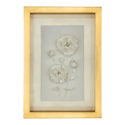 Porcelain Flora Wall Art II