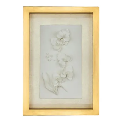 Porcelain Flora Wall Art IV
