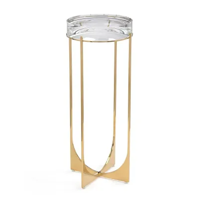 Svelte Martini Table II, Brass