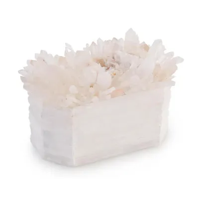 Crystals on White Box