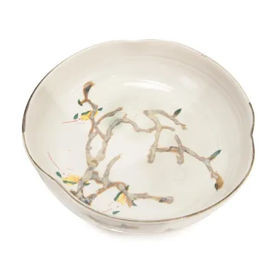 Twigs and Teal Bowl I