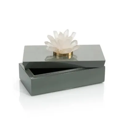 Grey Box with Quartz