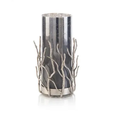 Nickel Sapling Candleholder I